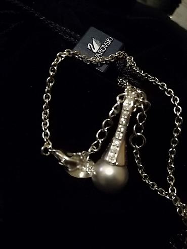 Ogrlice: Swarovski kristali i swarovski Uzgajani biser NOVO 2000 P R E L E P — 4