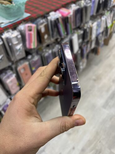 Apple iPhone: IPhone 14 Pro, 128 GB, Deep Purple, Zəmanət, Simsiz şarj, Face ID — 9