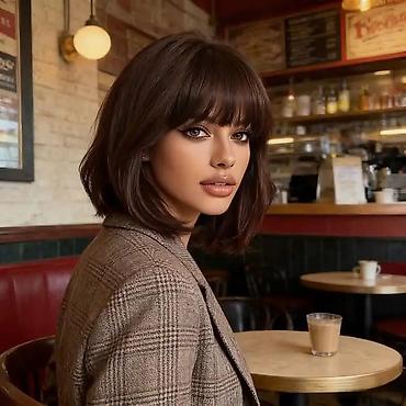 Perike i klipse: Perike – ravna kosa, više stilova i boja Opis: - Moderna kolekcija — 13