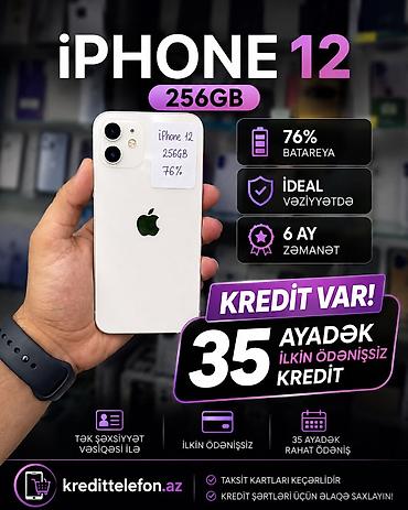 iphone 12 az: IPhone 12, 256 GB, Ağ — 1