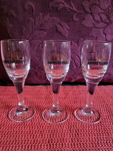 Čaše: Case nove za pice Bommerlunder vintaz. Komada 3 u ceni — 3