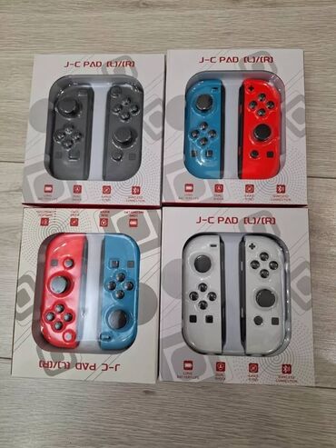 нинтенда свитч: Продаю новые джойконы отличного качества для Nintendo Switch, голубые