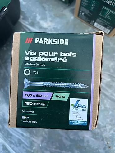 Šrafovi i matice: PARKSIDE vijci za ivericu – 4,0 x 40 mm - Tip: vijci za ivericu/drvo — 7