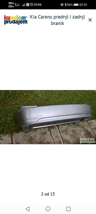 Ostalo: Kia Carens – prednji i zadnji branik - Komplet branika za Kia Carens — 2