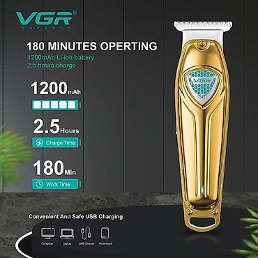 Trimmer VGR 911 - 5500 RPM / 2 Sürətli / 1200mAh / 180 Dəqiqə /