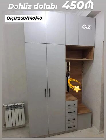 qapi pencere: Yeni, Açılan, 2 qapılı Düz dolab, Dəhliz dolabı, Azərbaycan