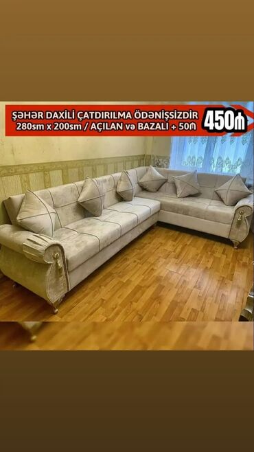 interturan mebel neftciler: Künc divan, Yeni, Parça, Pulsuz çatdırılma