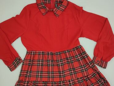 shein sukienki plus size czerwone: Shein Curve, Сукня жіноча, розмір XL