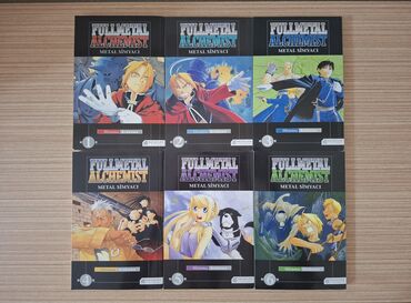 продать виниловые пластинки: Fullmetal Alchemist 1-2-3-4-5-6 ciltler türkce set halında.Vəziyyəti