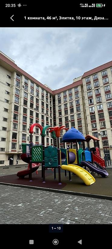 Продажа квартир: 1 комната, 46 м², Элитка, 10 этаж, Евроремонт — 10