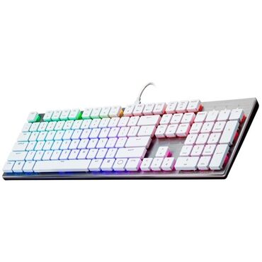 микрофоны игровые: Клавиатура, Механикалык, Зымдуу туташтыруу, Өлчөмү: 100%