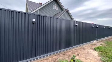 Профлисты для заборов: Заборы из профнастила под ключ - Материал: стальной профнастил с — 2