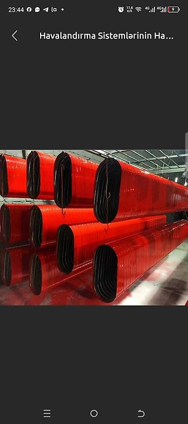 donmə: Havalandırma sistemləri üçün oval formalı hava kanalları - Material — 1
