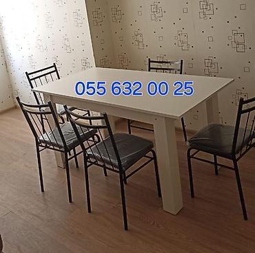 kafe stul: Mətbəx üçün, Yeni, Açılmayan, Kvadrat masa — 3