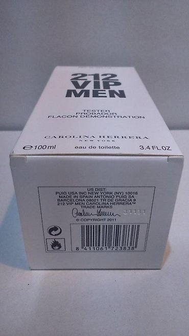 Parfemi: CAROLINA HERRERA 212 VIP MEN EDT100ML TSTR | Carolina Herrera 212 — 5