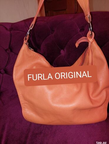 çiyin çantası: Original furla tebii deriden ideal veziyetdedi baha alinib