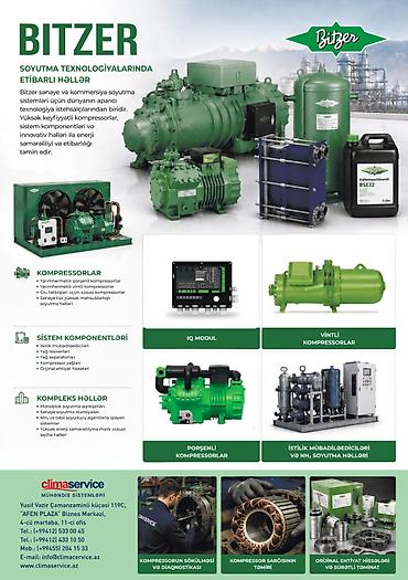 kompressor satilir: BITZER KOMPRESSORLARI VƏ SOYUTMA SİSTEMLƏRİ – RƏSMİ TƏCHİZATÇI — 1