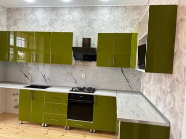 Sifarişlə mətbəx mebeli: Sifarişlə mətbəx dəsti, Özü çəkən petlələr, Mat laminat, Kredit var, Pulsuz çatdırılma, Rayonlara çatdırılma — 2