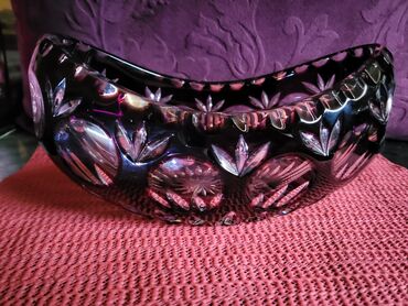 Ostalo posuđe: Cinija nova gondola,kristal,led kristal 70te Nachtmann. Cinija je — 7