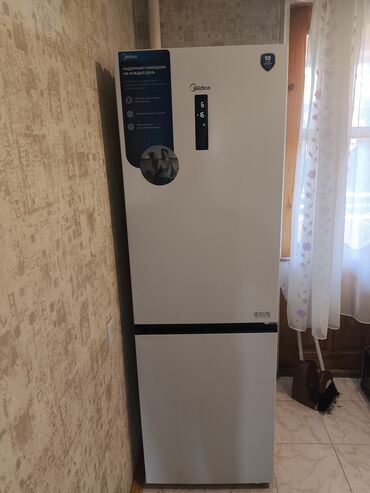 Маслобойки: Б/у 2 двери Midea Холодильник Продажа, цвет - Белый