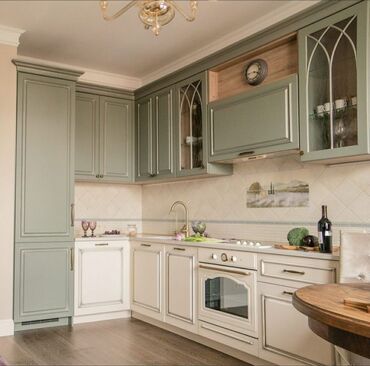 Sifarişlə mətbəx mebeli: Sifarişlə mətbəx dəsti, Özü çəkən petlələr, Mat laminat, Kredit var, Rayonlara çatdırılma, Pulsuz çatdırılma — 9