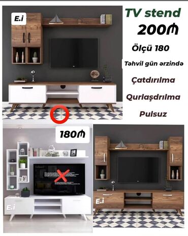 истикбал мебель в баку: *TV stend / TV altı* ✔️Rəng seçimi var ✔️ *Şəhər daxili Çatdırılma və