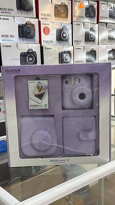 Техника и электроника: Fujifilm Instax Mini 12 – Lila rəngdə “Instant Camera” dəst Dəst — 1