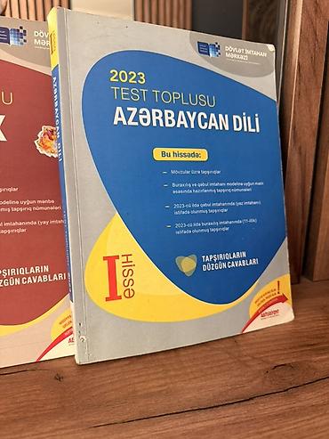 Testlər: Məhsul: DİM “Test Toplusu 2023” kitabları dəsti Tərkib: - Tarix – — 3