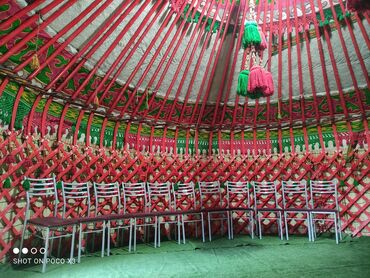 Аренда юрт: Аренда юрты, Каркас Деревянный, Более 100 баш, Стол, Казан, Посуда — 10