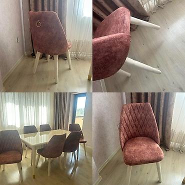 Digər mebel: EsiEndirim!!!Masa desti 6 ədəd oturacaq ilə 450 azn tecili evden — 1