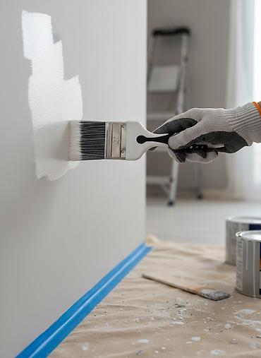 бир: Кисть плоская универсальная Decor Premium Black White, 75 мм (арт — 1