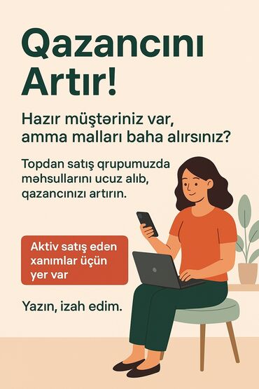 Bıçaqlar: Topdan qiymətlə məhsullar — aktiv satış edən xanımlar üçün Elan
