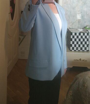 pəncək: Женская куртка S (EU 36), цвет - Голубой