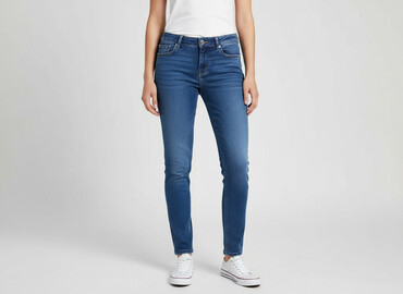 jeansy ocieplane: Jeans for women, size M