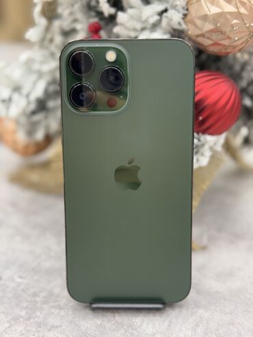 привозные айфон: IPhone 13 Pro Max, Б/у, 256 ГБ, Зеленый, Защитное стекло, 86 %