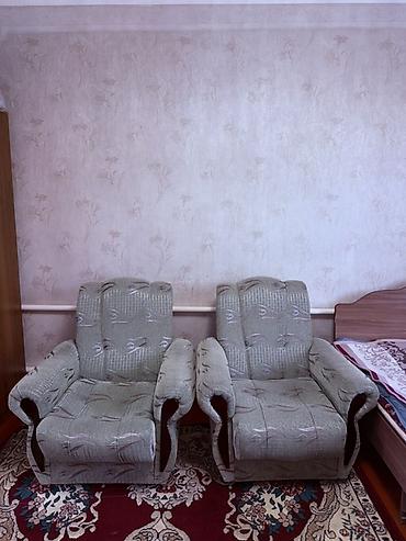 диваны цены: Комплект мягкой мебели, Б/у, Самовывоз, цвет - Зеленый — 2