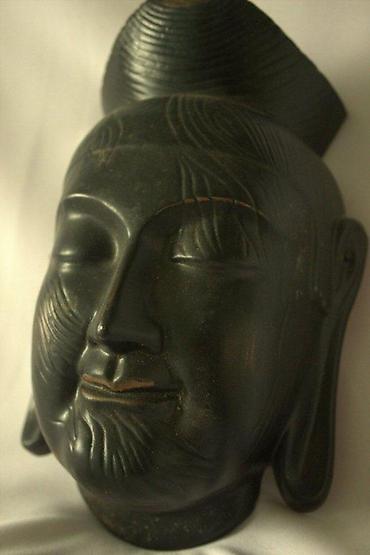 Figure: STARA KERAMIČKA MASKA BUDE | Stara keramička maska bude, oko 60 — 2