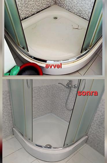 Duş poddonları: Fiber AKRİl materilal. ölçülər:90×,90,100×100. ENDİRİMLİ QİYMƏT Yeni — 2