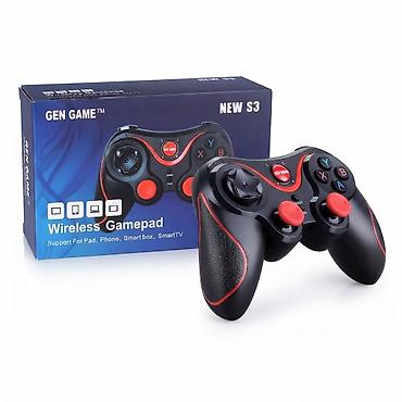 Блютус джойстик NEWS3 Red/Black беспроводной геймпад, Wireless