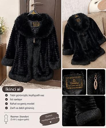 Шуба, One size, цвет - Черный at lalafo.az — 1 Шуба, One size, цвет - Черный — 1