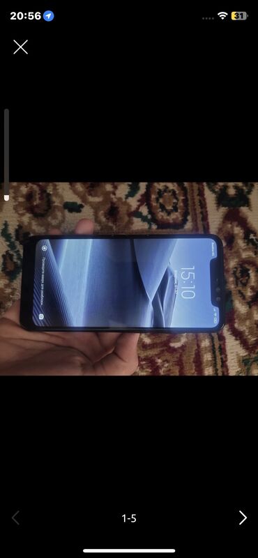 kingston ddr3: Redmi, Redmi Note 6 Pro, Колдонулган, 64 ГБ, түсү - Кара, 2 SIM