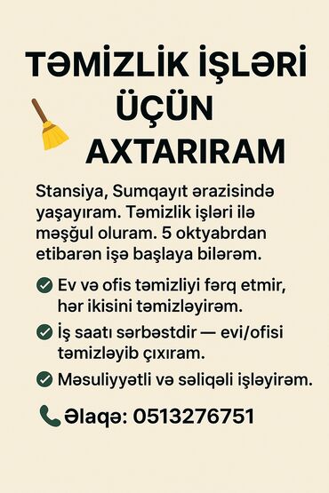 Təmizlik: Təmizlik | Ofislər