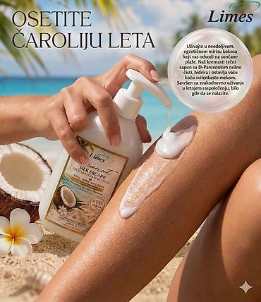 torbe m: Limes Silk Escape Coconut – kremasti tečni sapun za ruke i telo - — 1