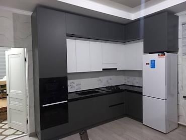 Кухонные гарнитуры: Кухонный гарнитур, Новый, цвет - Серый, МДФ, Бесплатная доставка — 16