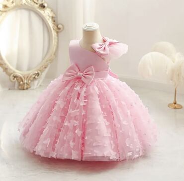 платя женское: Детское платье, цвет - Розовый, Новый