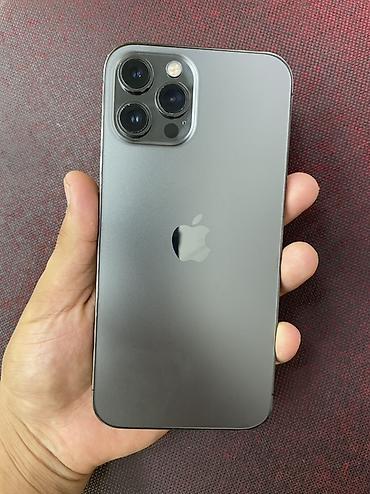 Техника и электроника: IPhone 12 Pro max цвет «Graphite», 6.1" Память 256 гб Акб 92% — 1