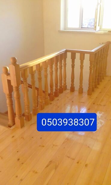 Pilləkən məhəccərləri: Taxta pilləkənlərin hazırlaması.Sərfəli qiymətdə.Zəmanət var! — 23