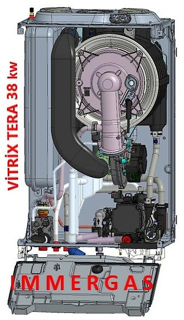 isitici: IMMERGAS VITRIX TERA 38 kW – yoğuşmalı kombi - Güc: 38 kW - Tip — 3