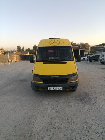 кыргызстандын кайсы областында суу транспорту бар: Mercedes-Benz Спринтер: 2003 г., 2.9 л, Механика, Дизель, Бус