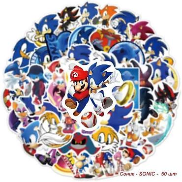 sonic: Наклейки - стикеры, водонепроницаемые, забавные, для ноутбука — 4